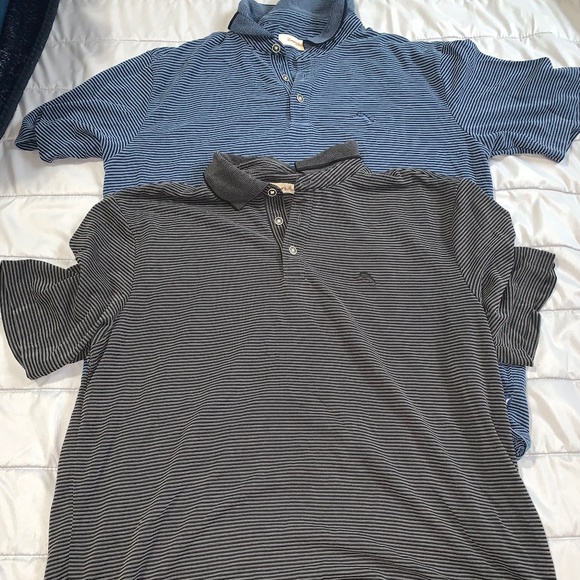 (2) Tommy Bahama Paradise Cove Polo shirts (L) - Picture 1 of 7